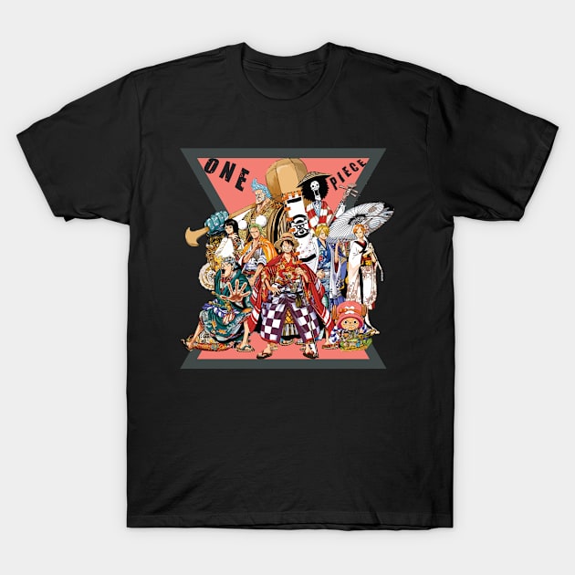 ONE PIECE T-SHIRT FUN T-SHIRT PO013 T-Shirt by Huko